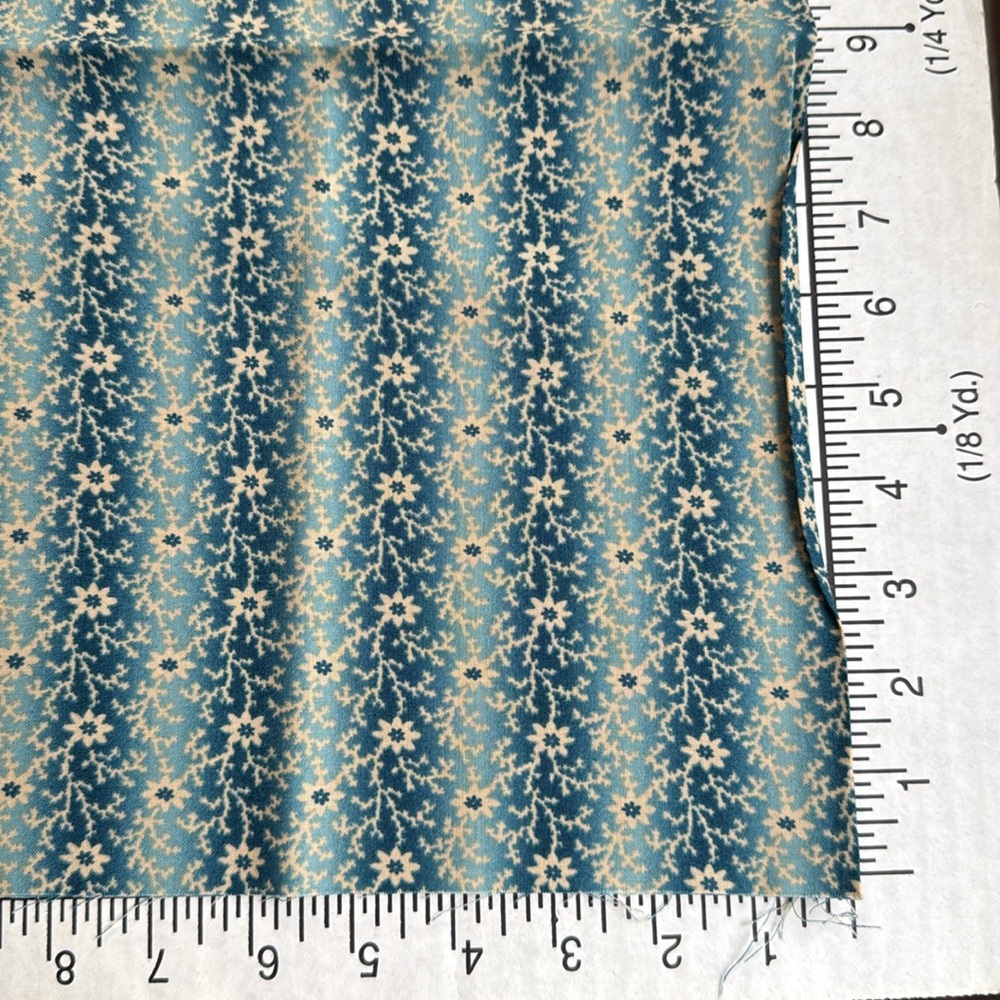 Betsy Chutchian “Kate’s Garden Gate” Moda Fabric 1 Yard x 42” – 1830–1860 Reprod
